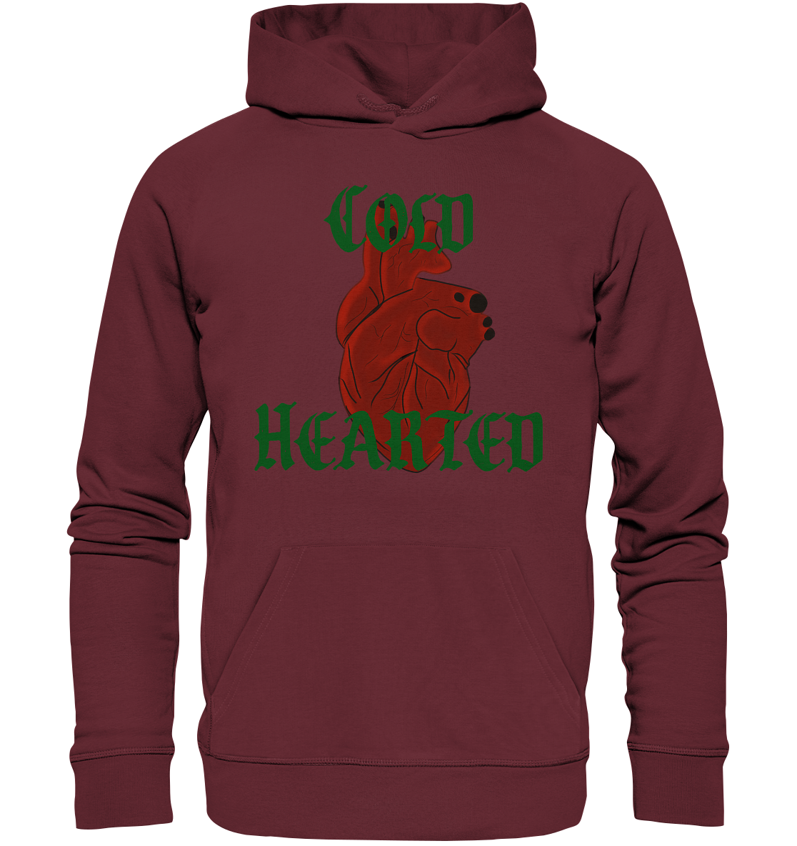 Cold-Hearted - Organic Hoodie