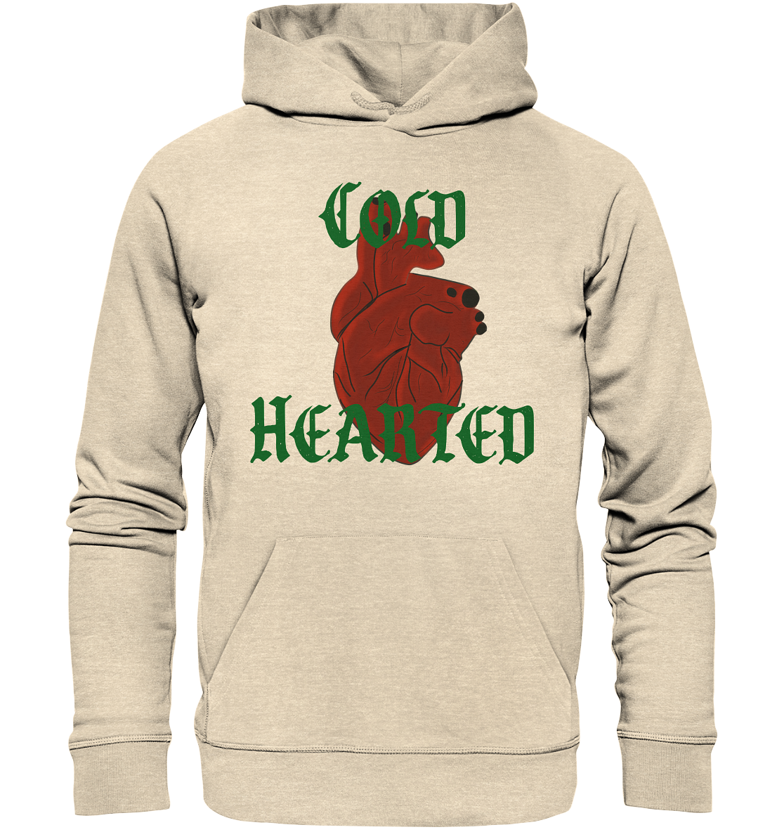 Cold-Hearted - Organic Hoodie